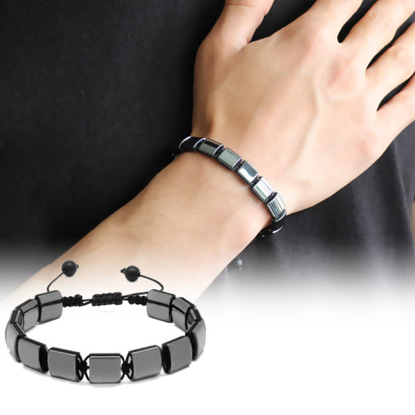 Männer Armband Grauglanz 2